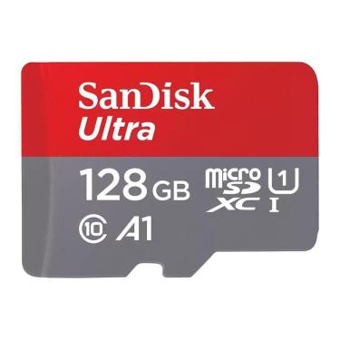 Imagem de Cartão Memória Micro Sd Sandisk 128Gb Microsd Ultra 140Mbs