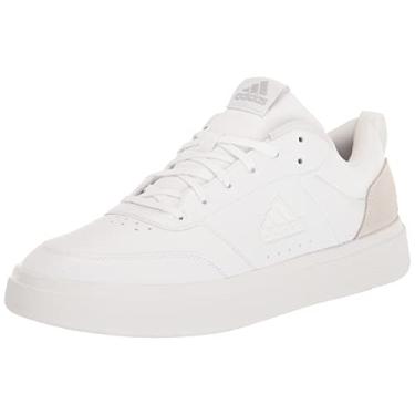 Imagem de adidas Park Street Tênis masculino, Branco/Cinza, 36
