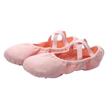 Imagem de PACKOVE sapato de balé de sola macia sapatos de sola macia pés de balé sapatilhas sapatilha de balé sapatos de dança para adultos tecido elástico sapatos de exercício filho