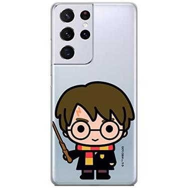Imagem de ERT GROUP Capa de celular para Samsung S21 Ultra Original e oficialmente licenciada Harry Potter padrão 024 otimamente adaptada à forma do celular, parcialmente transparente