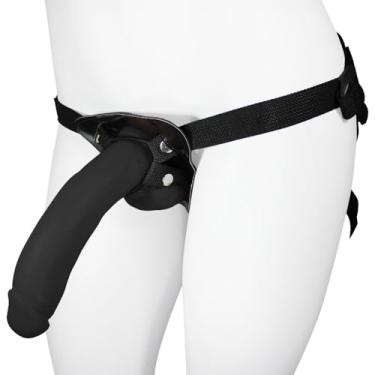 Imagem de Cinta Peniana Ajustável com Pênis Realístico Ron Jeremy 21 x 4,5cm Preto