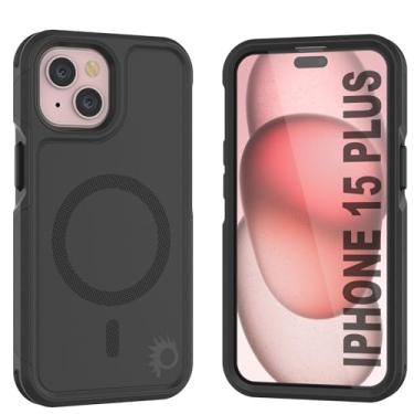 Imagem de PunkCase Capa para iPhone 15 Plus [Spartan 2.0] Capa resistente transparente com película protetora de tela de vidro temperado | Proteção total ultrafina 360 para iPhone 15 Plus (2023) (6,7 polegadas)