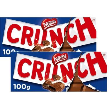Imagem de Kit 2 Chocolate Nestlé Crunch Importado Da Espanha 100G