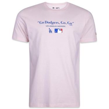 Imagem de Camiseta New Era Los Angeles Dodgers MLB Golf Culture Rosa-Masculino