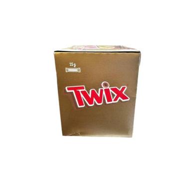 Imagem de Chocolate Twix 15G Com 300 Unidades Caramelo =Kit 10Cxs - Mars