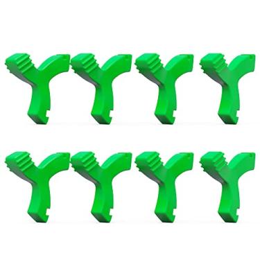 Imagem de DLENP Mastigadores para Alinhador Invisalign, 8 peças, em forma de Y, para bandejas alinhadoras, assentos ortodônticos (8 peças, sabor verde/menta)