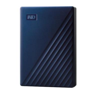 Imagem de Western Digital WD 4TB My Passport para Mac, disco rígido externo portátil com software de backup e proteção por senha, azul - WDBA2F0040BBL-WESN