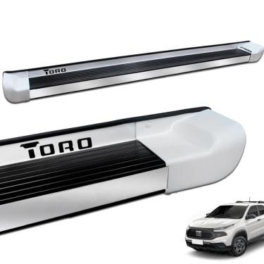 Imagem de Estribo Lateral Toro 2016 a 2024 Branco Ambiente Personalizado