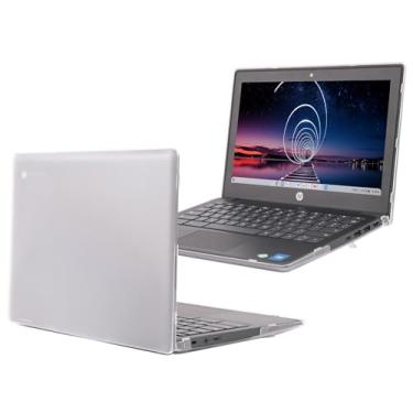 Imagem de mCover A capa é compatível apenas com laptops HP Fortis 27.9 cm G10 Chromebook Enterprise 2024 de 11,6 polegadas (não serve para nenhum outro modelo HP), transparente