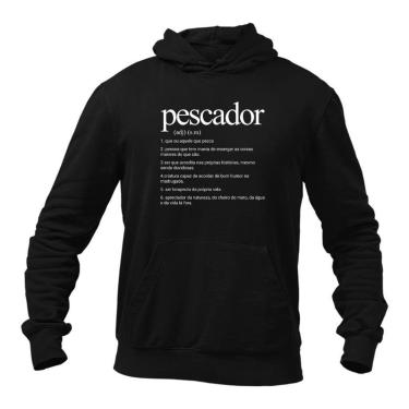 Imagem de Blusa Masculina Frio de Moletom Humor Pescador-Masculino