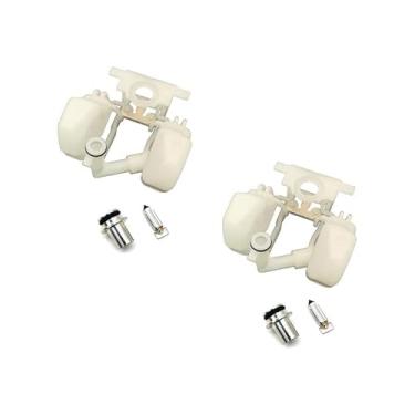 Imagem de Flutuador de carburador para Bandit250~400CC (GSF250~400) GJ77A/GK75A/7AA Impulse GK79A DR250/350 GSX400S KATANA 400 Base de válvula de agulha flutuante de plástico (2)