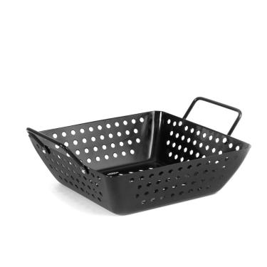 Imagem de Grelha Para Carnes E Vegetais Churrasco 21,5 cm, 21,5X21,5X6,5CM, Brinox