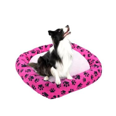 Imagem de Cama Pet Pequena e Grande Caminha de Cachorro P e G (GRANDE - 70x70cm, ROSA)