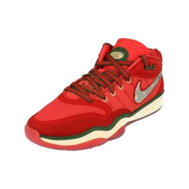 Imagem de Nike Tênis de basquete masculino G.T. Hustle 2 (DJ9405-601, Track Red/Mystic Red/Fir/Metallic Silver), Vermelho pista/vermelho místico/abeto/prata metálica, 41
