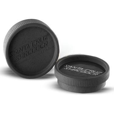 Imagem de Santa Cruz Shredder Moedor para ervas topo serrilhado para aderência mais forte, 2 peças médio 2,2 (preto)