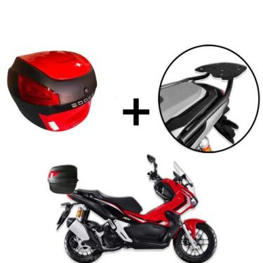 Imagem de Baú 29 litros Awa Proos com Bagageiro para Honda ADV 150 2021+, Vermel