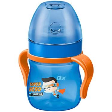 Imagem de Lillo Caneca Aprendizado C/ Alça Evolution Bebedor SIL 150 ml - Menino, Lillo, Azul/Laranja