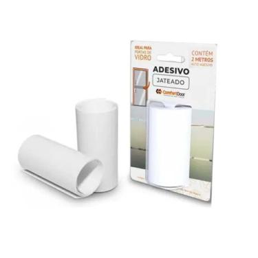 Imagem de Adesivo Jateado Faixa Para Vidro Janelas Box Rolo 2m - Comfort Door