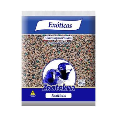 Imagem de Ração Zootekna Pássaros Exóticos Mistura de Sementes - 500g