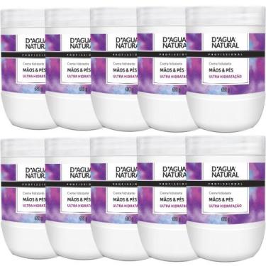Imagem de 10 Creme Desodorante Hidratante Mãos Pés 680G D'agua natural - D'Água 