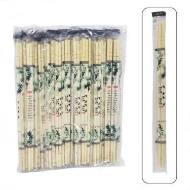 Imagem de Hashi Bambu 100 Pares Para Sushi Sashimi Cozinha Oriental - GW