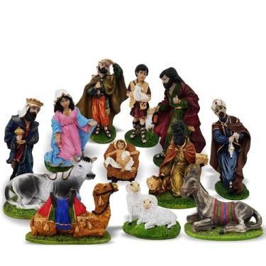 Imagem de Presépio Natalino 20cm Com 12 peças 28016 - manaom
