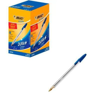 Imagem de Caneta bic cristal tradicional azul lv 50 pg 45