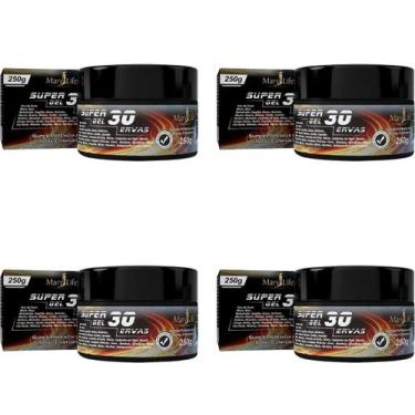 Imagem de Kit 4 Super Gel 30 Ervas 250g Mary Life