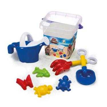 Imagem de Baldinho Kit Praia Areia Com Acessórios Monte Líbano - Balde Regador R