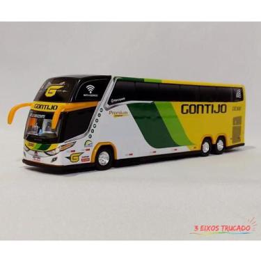 Imagem de Brinquedo Em Ônibus Gontijo Premium Ld Trucado 3 Eixos - Rodoviário G8