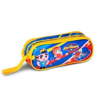 Imagem de Estojo Duplo Escolar Youtuber Os Aventureiros Luccas Neto - Clio Style