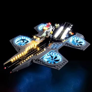 Imagem de Kyglaring LED Lighting Kit for Leg0 The Avengers Helicarrier Model Set, Compatible with Leg0 76295 （leg0 Sets Not Included）