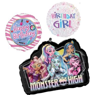 Imagem de Anagram Monster High Happy Birthday Girl Party Balloon Bouquet Decorations, BQ_4244