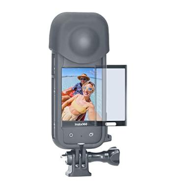 Imagem de vgsion Capa com moldura para Insta360 One X3 com tampa de lente e protetor de tela