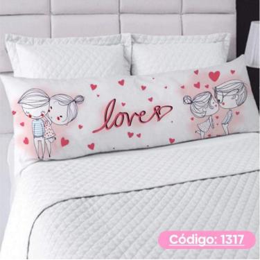 Imagem de Capa De Travesseiro De Corpo Fronha Xuxão Ziper Personalizado 1.25x0.4