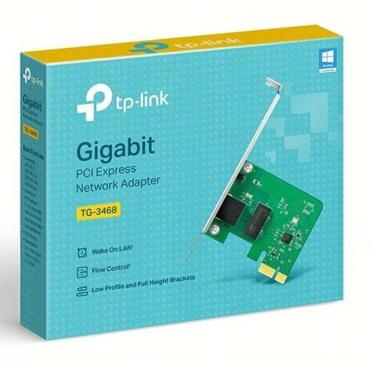 Imagem de Placa rede 10/100/1000 pci express tg-3468, TP-LINK
