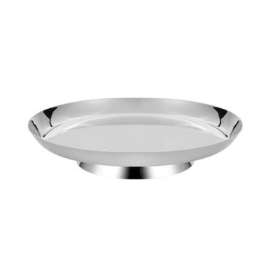 Imagem de Bandeja Redonda Grande Stacks Prata - St James