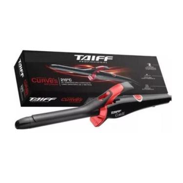 Imagem de Modelador Taiff Curves 19mm 3/4 210c Bivolt, Preto e Cereja, 19mm, Biv