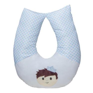 Imagem de Almofada Amamentação Amiguinhos Bordada para Bebê - Miguel Baby Enxova