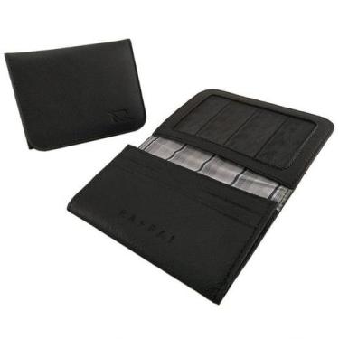 Imagem de Mini Carteira Couro RFID Blocking 23-R Raffai Couros, Preto