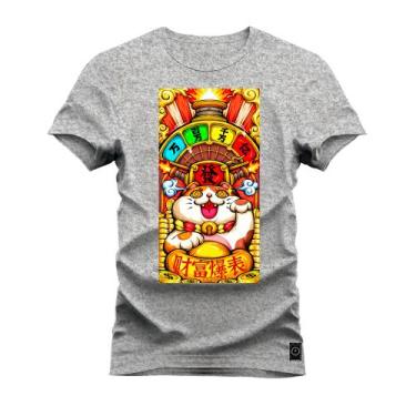 Imagem de Camiseta Plus Size Algodão T-Shirt Premium Estampada Fortune - Nexstar