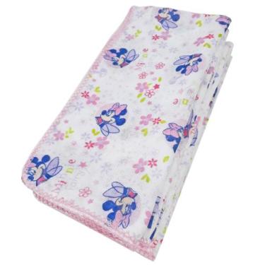 Imagem de 10 Fraldas De Pano Minnie Disney Com Acabamento Em Croche - Dugu