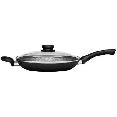 Imagem de Frigideira Antiaderente Panelux com Tampa de Alumínio Maximum Stone Pr