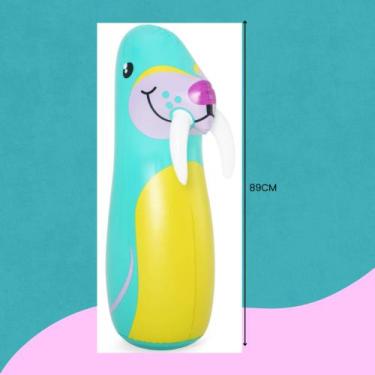 Imagem de João Bobo Inflável Teimoso 3D Bichinhos Bate e Volta Boia - bestway in