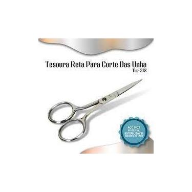 Imagem de Tesoura Reta Para Corte Das Unhas - TUR-312 -NYBC