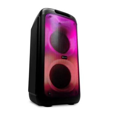 Imagem de Caixa Amplificada Goldentec EVOKE 1000 - 1000W - Bluetooth, USB, SD - TWS - Efeitos LED - Bateria 7H-Unissex