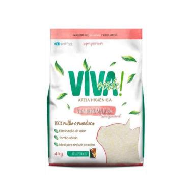 Imagem de Areia Higiênica para Gatos Viva Verde Vida Descomplicada - 4kg - Petfi