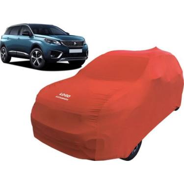 Imagem de Capa Para Carro De Tecido Peugeot 5008 - Mz, Vermelha