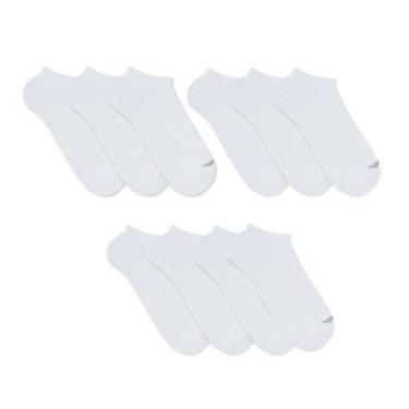 Imagem de Kit 10 Pares Meias Invisível Sapatilha Unissex Mash Básica Respirável,