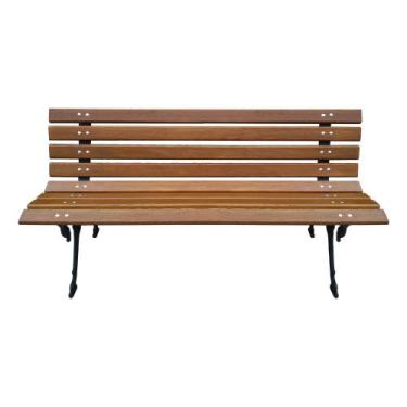 Imagem de Banco de jardim tamanduá estilo praça 150cm - 8 réguas - Madeira Stok